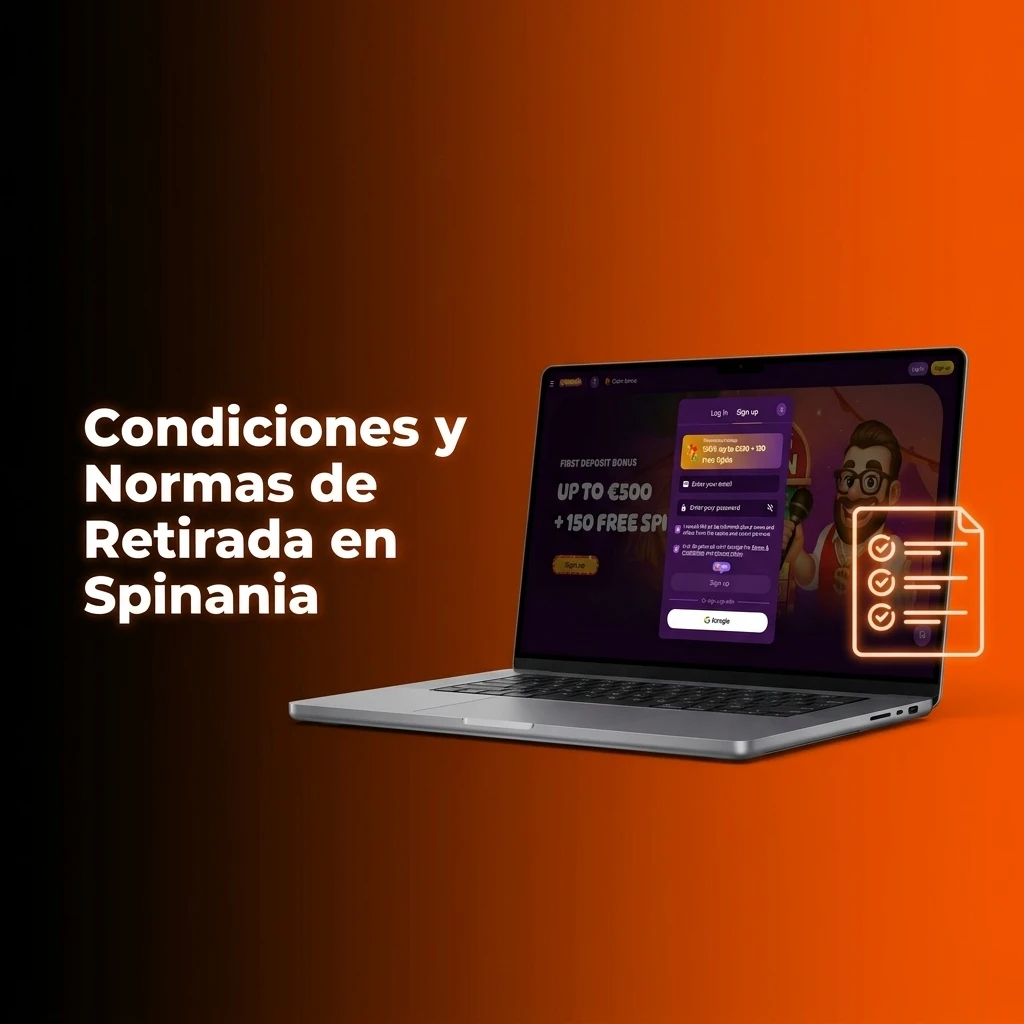 Condiciones y normas de retirada en Spinania: KYC, métodos de pago, límites y requisitos de bono