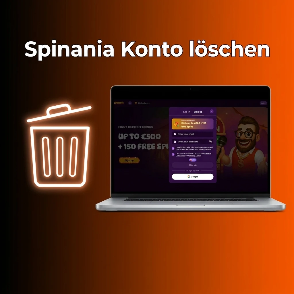 Spinania Konto löschen – Schritt-für-Schritt Anleitung zur Kontoschließung