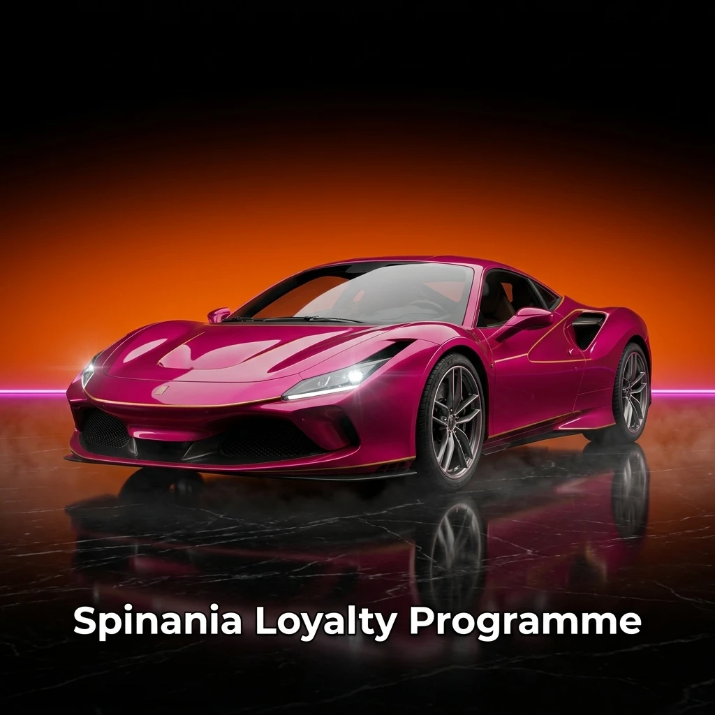 Spinania loyalty programme tiers from Bronze to Diamond with points earning rates and redemption values for casino and sports betting
