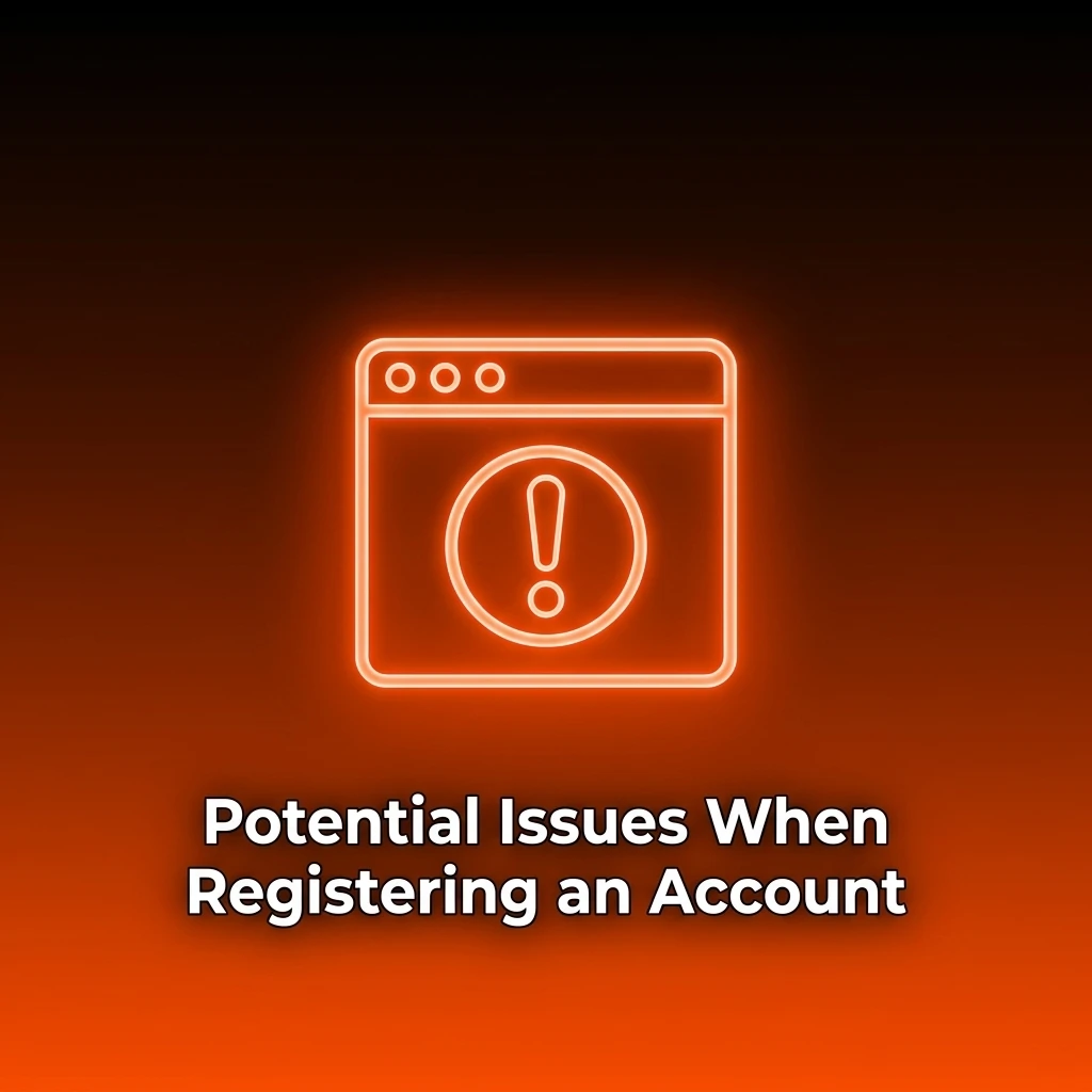 Common account registration issues and solutions including email confirmation, username errors, form problems, and ID verification