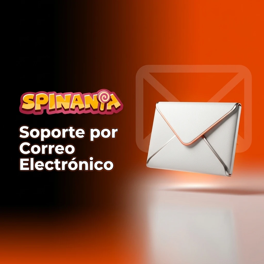 Soporte por correo electrónico en Spinania: envía consultas a support@spinania.com con respuesta en 24-48 horas