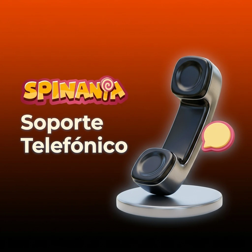 Soporte telefónico Spinania: resuelve consultas urgentes de pagos y cuentas, lunes a viernes de 09:00 a 21:00 CET