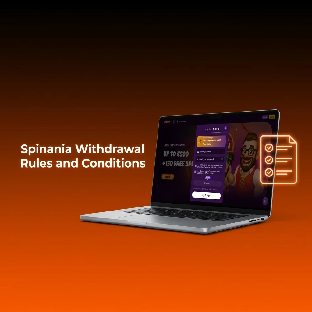 Spinania withdrawal rules covering KYC verification, bonus wagering, payment methods, EUR currency, and withdrawal limits for Spain players