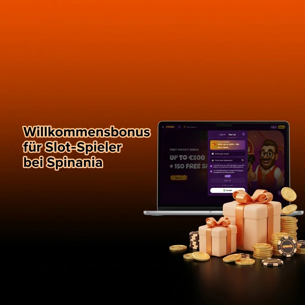 Spinania Willkommensbonus: 100% bis 500 EUR und 150 Freispiele für neue Slot-Spieler