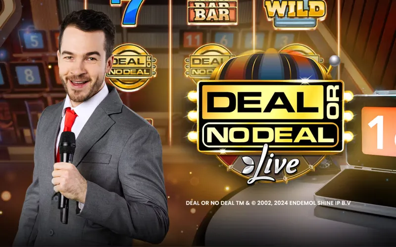 Nimm den Anruf entgegen und besiege den Banker bei Deal or No Deal Live.