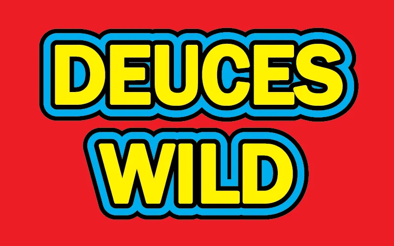 Consigue la mano ganadora con comodines en el clásico video póker Deuces Wild en Spinania.