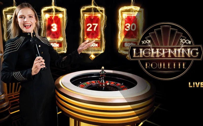 Spüren Sie die Spannung bei jeder Drehung im Lightning Roulette mit seinen hohen Auszahlungen.